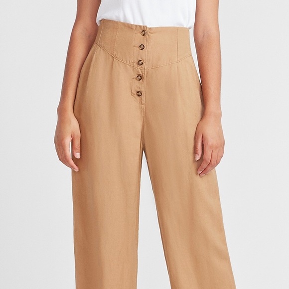 Express | Pants u0026 Jumpsuits | Super High Waisted Linen Pants | Poshmark